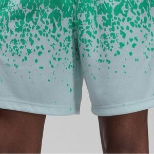 Jordan Zion Basketball Shorts Green Splatter – Men’s Large